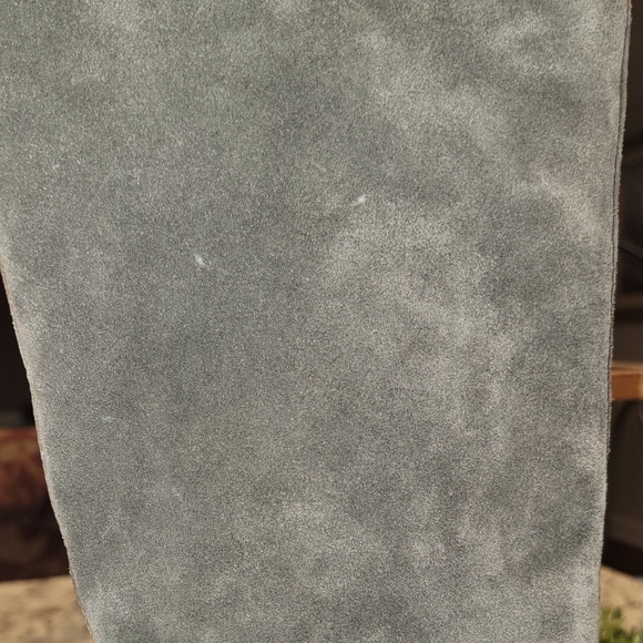 Jessica Simpson Niagara Brown Mixed Suede Knee-High Riding Boots Sz 7 Block Heel - Picture 10 of 16